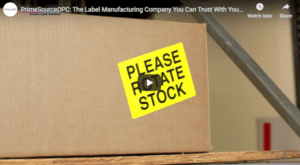 PrimeSourceOPC: The Label Manufacturing Company That Offers Custom Label Solutions for Your Business